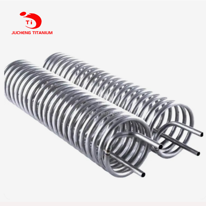 titanium heat exchanger tube coil